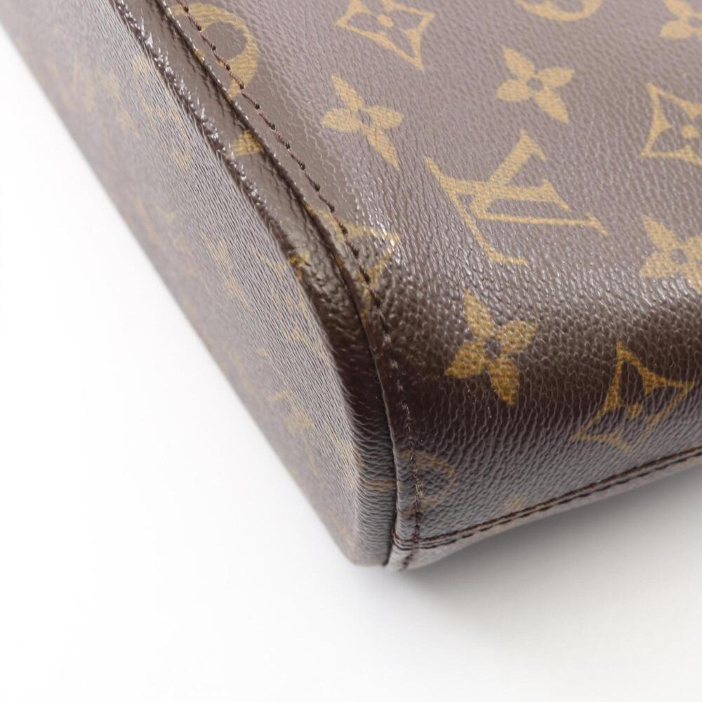 LOUIS VUITTON Brown Monogram Leather Tote Bag - Picture 7 of 9